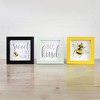 AuldHome Design Spring Tiered Tray Signs, 3pc Set; Bee-Themed Seasonal Home Decor Mini Signs - 2 of 4