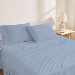 Organic Cotton Deep Pocket Percale Sheet Set - Purity Home - 1 of 4
