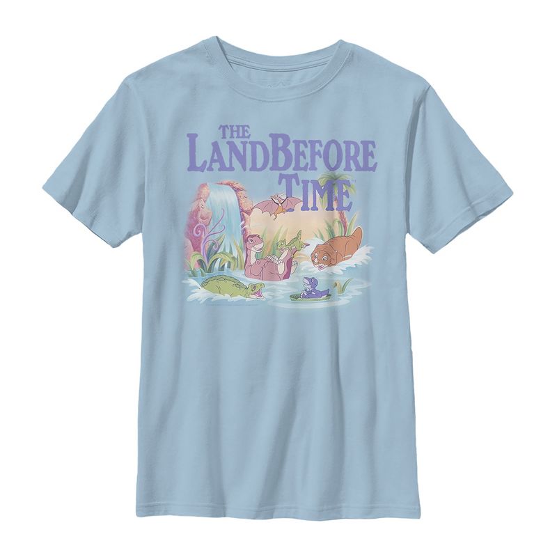 Boy's The Land Before Time Dinosaur Summer Splash T-Shirt, 1 of 4