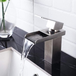 PAGED Bathroom Faucets Single Handle Sink Faucet with Dirt & Scratch Resistance, Faucet for Bathroom Sink - 1 of 4