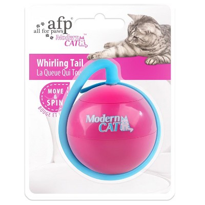 Allforpaws Interactive - Cat Toy - Speedy Ball with Whirling Tail
