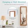 Best Choice Products Hanging Mirror Jewelry Armoire, Door or Wall Mounted Cabinet w/ LED Lights, Lock - 2 of 4