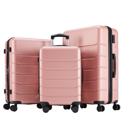 YONWAY 3 Piece Luggage Set, Expandable Hardside Carry-On Luggage, with TSA lock & Spinner Wheels, for Travel