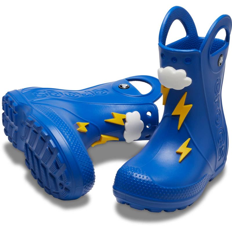 Crocs Kids' Handle It Lightning Bolt Rain Boots, 2 of 7