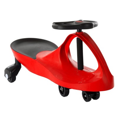 Toy Time Ride-On Zig-Zag Car - Twist and Wiggle Car, Red/Black