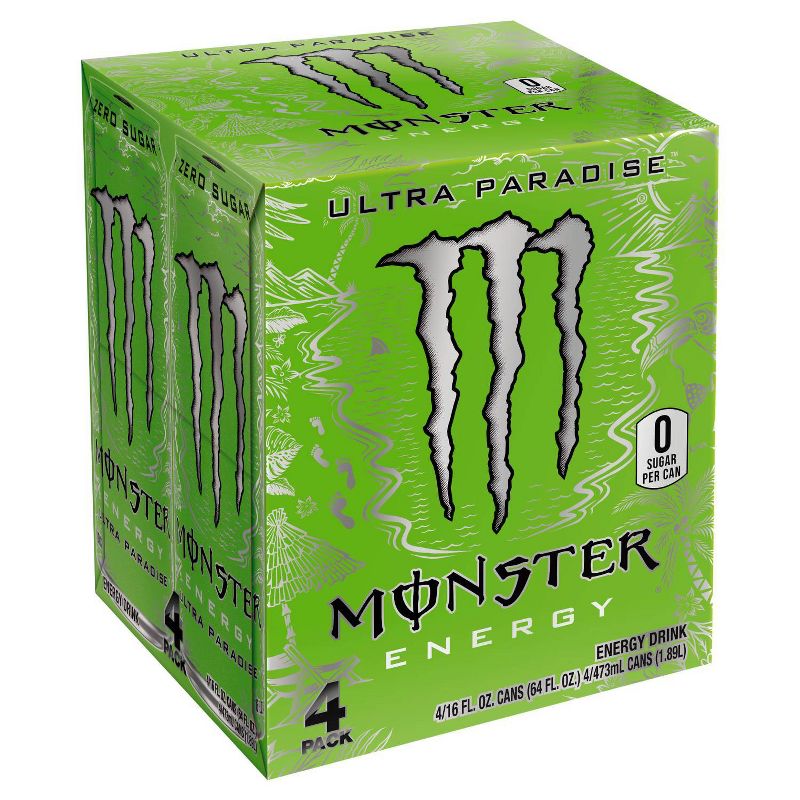 Monster Energy Ultra Paradise - 4pk/16 fl oz Cans, 4 of 7