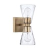 Capital Lighting Lyra 2 - Light Wall Light in  Aged Brass - 2 of 3