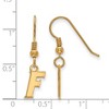 Black Bow Jewelry 14k Yellow Gold Plated Sterling Silver Florida Gators NCAA Dangle Earrings - 2 of 3