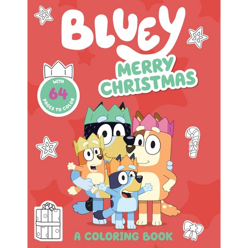 Bluey: Merry Christmas: A Coloring Book - By Penguin Young Readers