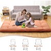 Nasitip Futon Mattress, Japanese Floor Mattress Floor Mat, Foldable Tatami Mattress Roll Up Floor Bed Mattress for House Guest Camping Dorm - 3 of 4