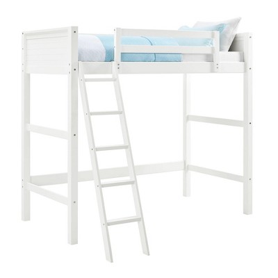 Twin loft bed clearance white