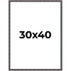 PosterPalooza | Slim Profile Brown Picture Frame - UV Acrylic, Foam Board Backing, Hanging Hardware - 2 of 4