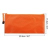 Unique Bargains Waterproof Cloth Zipper Home Office Travel File Bags 10 Pcs - 2 of 4