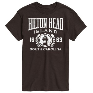 Men's - Instant Message - Hilton Head Island South Carolina 1663 Lighthouse Short Sleeve Graphic T-Shirt - 1 of 4