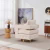 Swivel Chair For Living Room, 360 Degree Swivel Club Modern Single Sofa Chair, Accent Chairs Swivel, Accent Chairs Modern-Cuddlewood - 2 of 4