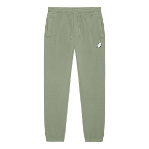 Dalix Ghost Embroidery Heavy Weight Fleece Sweatpants Soft Lounge Pant Drawstring Waistband Pockets Mens - 1 of 4