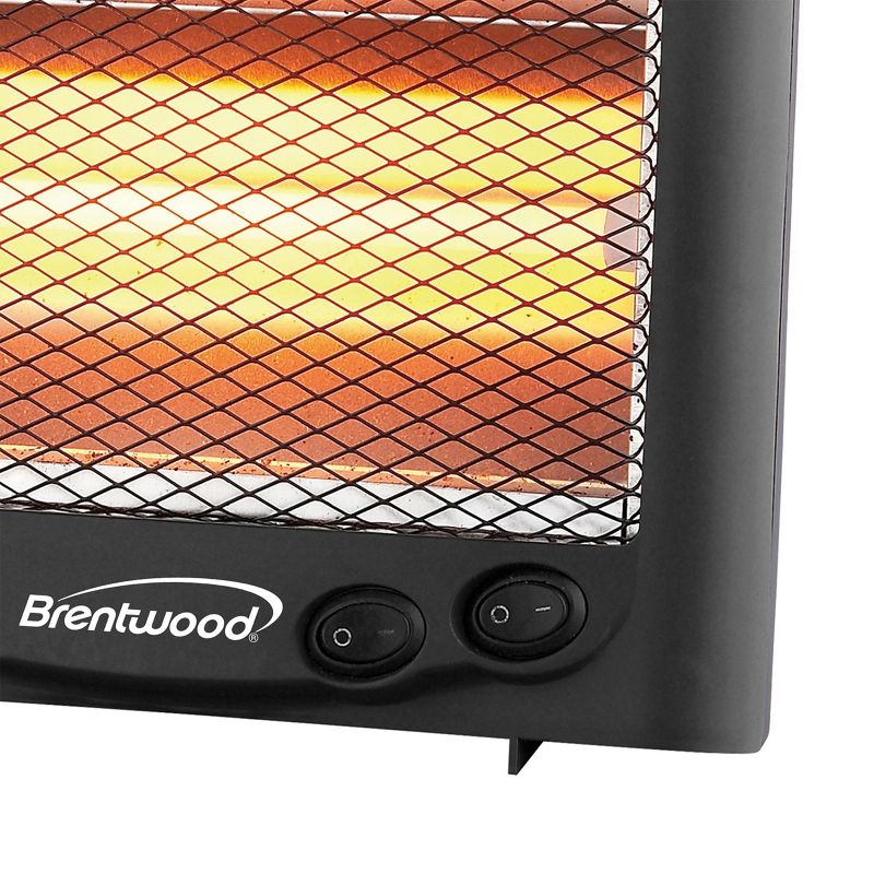 Brentwood 600 Watt Portable Space Heater in Black, 2 of 4
