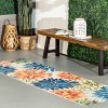 Nuloom Rosana Floral Machine Washable Pet Friendly Indoor/Outdoor Area Rug - 2 of 4