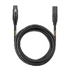 Clef Audio Labs XLR Male to XLR Female, Black Zinc Alloy Shell/PVC Jacket - 12FT - 3PK - 2 of 4
