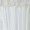Ellis Curtain 2-Piece Ruffled Priscilla Window Curtain Panel Pair with ties - 80x72" - 3 of 4