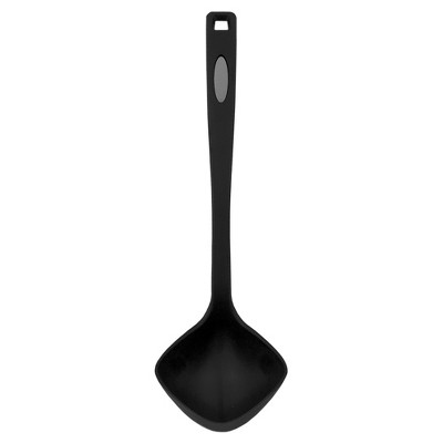 Home Basics Nylon Non-Stick Ladle, Black