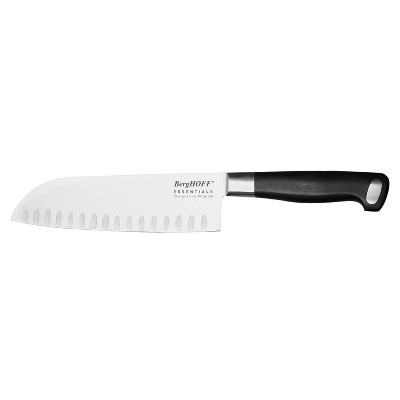 BergHOFF Gourmet 7" Stainless Steel Scalloped Santoku Knife