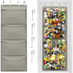Honeyera Original Stuffed Animal Storage , Over-the-Door Hanging Organizer Hammock for Plush Toys, Toddlers, Kids & Baby Rooms - 1 of 4