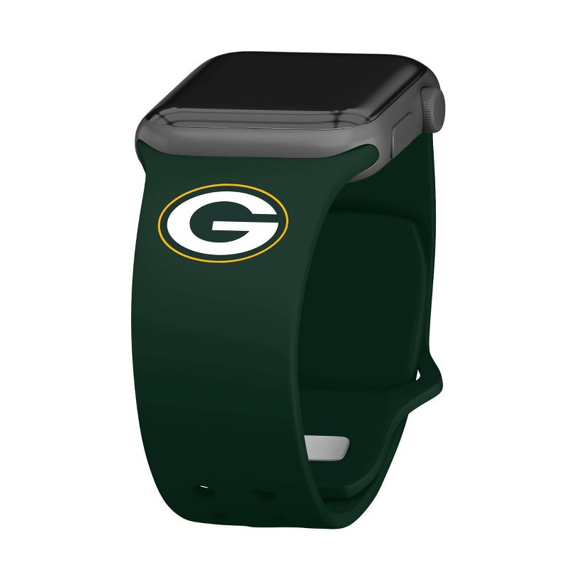 NFL Green Bay Packers Apple Watch Compatible Silicone Band - Green
, 1 of 4