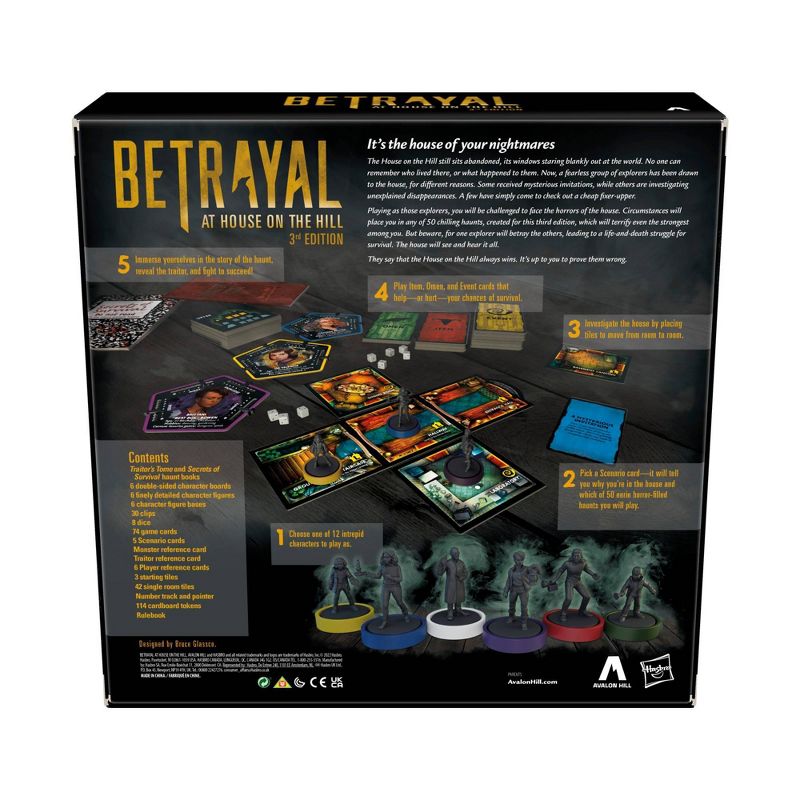 Avalon Hill Betrayal at House on the Hill 3rd Edition Game, 6 of 8