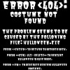 Men's Design By Humans Halloween Error 404 Costume Not Found Apparel, Funny Geeky By khaledned99 T-Shirt - 2 of 4
