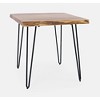 Jofran,Nature's Edge 24'' Solid Acacia Square End Table - 4 of 4