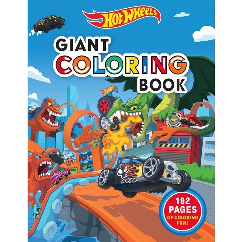 Hot Wheels: Giant Coloring Book - by Mattel (Paperback)