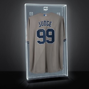 OnDisplay Lux UV Acrylic Wall Mount/Freestanding Jersey Display Case with Lights and Remote Control - All Sports Jerseys - 1 of 4