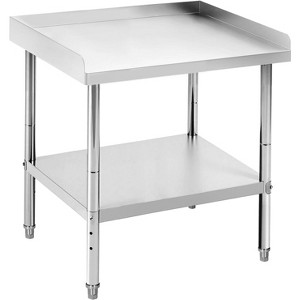 48x28x30 NSF Stainless Steel Work Table, 400 lb Capacity Prep Table with Adjustable Legs & 2" Backsplash for Restaurant, Kitchen, Hotel, Home - 1 of 4