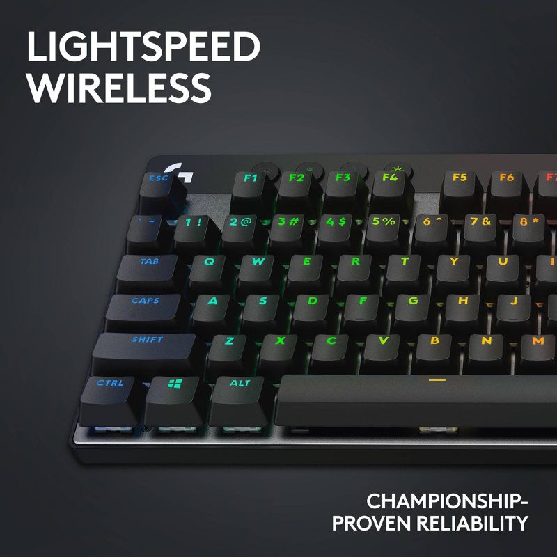 Logitech G Pro X TKL Lightspeed Wireless Gaming Keyboard, 4 of 10