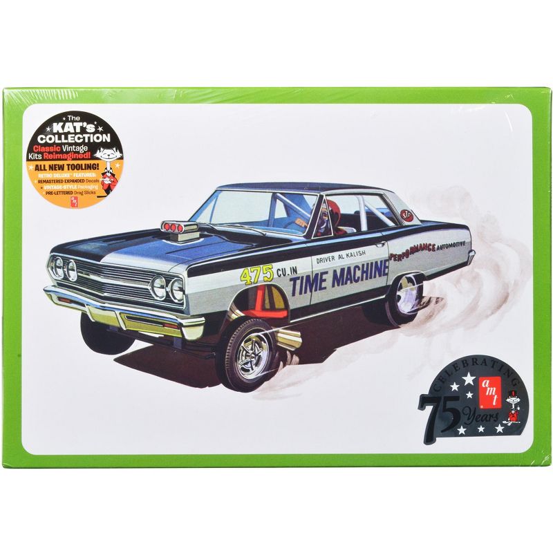 Skill 2 Model Kit 1965 Chevrolet Chevelle AWB Funny Car "Time Machine" 1/25 Scale Model by AMT, 1 of 5