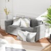 Grey Gold Marble Throw Pillow Covers 18 x 18 Inch Modern Abstract Marble Texture - 3 of 4