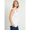June + Vie by Roaman's Women's Plus Size Scoopneck One + Only Tank Top - 4 of 4