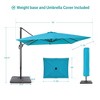 Sonkuki 11.5x9ft Outdoor Aluminum Patio Cantilever Umbrella, Offset Umbrella with 270g Large Fade-Resistant Fabric Canopy - 3 of 4