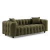 MINIMORE Modern 89.4''W Betty 3Seater Square Arms Chesterfield Sofa - 3 of 4