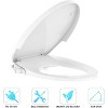 Coucheta Non-Electric Bidet Toilet Seat with Dual Self-Cleaning Nozzles, Fits Round & Elongated Toilets, Soft Close Lid - 2 of 4
