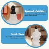FDW Female Mannequin 53-67 Inch Adjustable Mannequin Torso Dress Form with Realistic Female Body Shape & Stand Wood Base - 3 of 4
