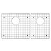 Miligore 33" x 21" x 10" Deep Double Bowl (60/40 Split 16-Gauge Stainless Steel) Farmhouse Apron Kitchen Sink with Drains/Grids - 4 of 4