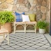 Unique Loom    Outdoor Trellis Moroccan Area Rug - 3 of 4