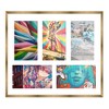 PosterPalooza | Metallic Gold Bronze Finish Collage Frame - White Mat, 20 Frame Sizes, UV Acrylic - 4 of 4