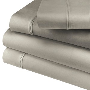 Cotton Blend 600 Thread Count Deep Pocket Sheet Set by Blue Nile Mills - 1 of 4