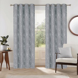 Oliva Gray Forest Rubber Blackout Grommet Panel - Grey - 1 of 4
