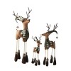 Sullivans Set of 3 Standing Deer Figurines 37"H  32"H & 23"H Brown - 3 of 4
