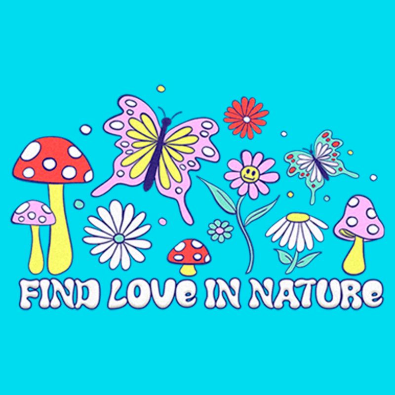 Girl's Lost Gods Find Love in Nature Butterfly T-Shirt, 2 of 4