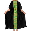 HAPPY BAY Women's House Daily Routine Evening Wear Vacation Casual Dailywear Holiday Loungewear Plus Size Caftan Maxi Boho Nightwear 2X-3X Black, - 2 of 3